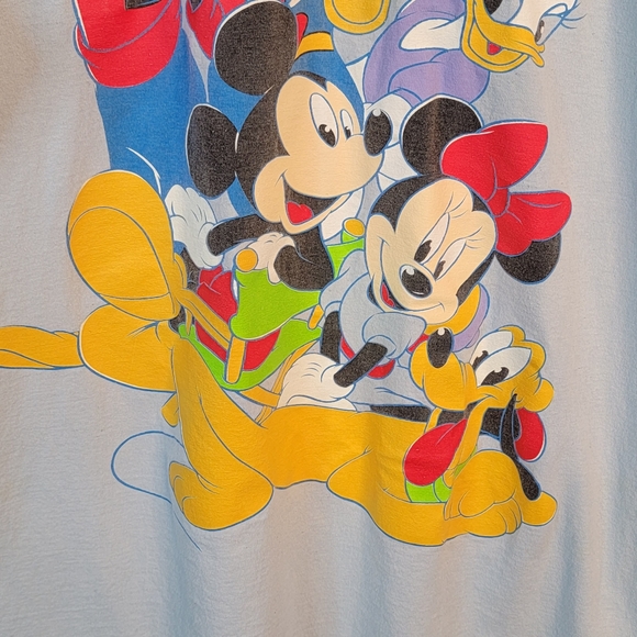 Disney Mickey Mose & Gang Pajama PJ Night Shirt Unisex OSFM - Picture 5 of 14
